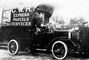 1914 Prints: 1914 Straker Squire C.N. type van