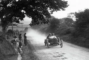 1914 Straker Squire, Isle of Man Tourist Trophy race, Frank Clement