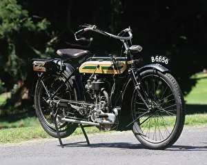 Early Prints: 1914 Triumph 4hp. Creator: Unknown