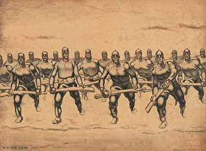 Great War Prints: 1915, 1915. Creator: Egger-Lienz, Albin (1868-1926)