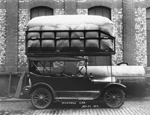 Conversion Collection: 1917 Maxwell with gas bag conversion. Creator: Unknown
