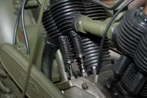 Military Vehicle Prints: 1917 Vickers Clyno Combination
