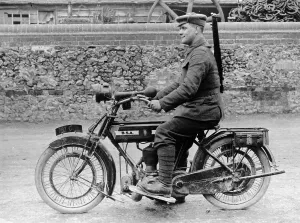 Motorcyclist Prints: 1918 500cc BSA WD motorcycle, (c1918?)