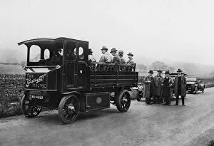 Electric Gallery: 1920 Garrett electric truck. Creator: Unknown