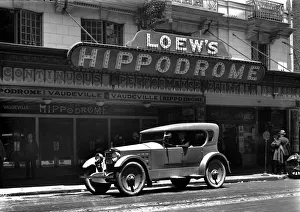 Baltimore Prints: 1920 Jackson outside Loews Hippodrome theatre. Creator: Unknown