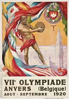 Olympic Games Collection: The 1920 Summer Olympics in Antwerp, 1920. Creator: Ven, Walter van der (1884-1950)