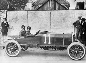 Sarthe Prints: 1921 Alvis, Harvey at Grand Prix des Voiturettes Le Mans. Creator: Unknown