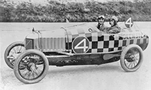 Weybridge Prints: 1921 Deemster at 200 mile race, Brooklands. Creator: Unknown