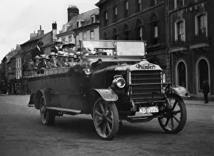 Charabanc Gallery: 1922 Daimler charabanc in Cirencester. Creator: Unknown