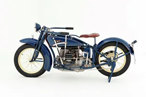 1923 Prints: 1923 Ace motorcycle