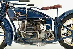 1923 Prints: 1923 Ace motorcycle