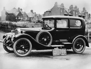 Saloon Prints: 1923 Vauxhall OE 30-98 Grosvenor. Creator: Unknown