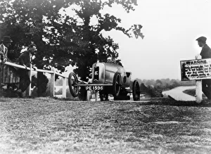 Weybridge Prints: 1925 AC 12-40 on Brooklands test hill. Creator: Unknown
