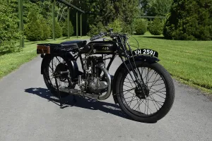 1927 AJS Big Port motorcycle. Creator: Unknown