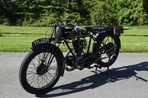 1927 AJS Big Port motorcycle. Creator: Unknown