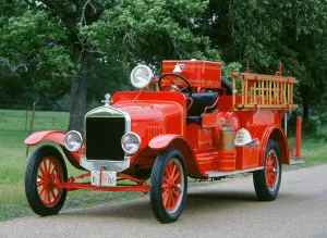 Emergency Services Prints: 1927 Ford TT Fire engine