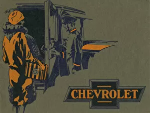Art And Advertising Collection: 1928 Chevrolet sales brochure. Creator: Unknown