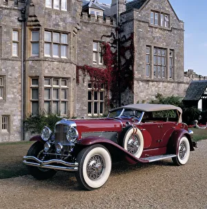 Front Three Quarters Prints: 1928 Duesenberg J type