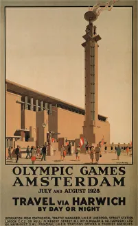 The 1928 Summer Olympics, Amsterdam, 1928. Artist: Van Anrooy, Anton (1870-1949) The 1928 Summer Olympics, Amsterdam, 1928. Artist: Van Anrooy, Anton (1870-1949)