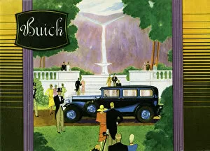 Art And Advertising Collection: 1929 Buick sales brochure. Creator: Unknown