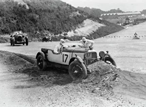 Brooklands Prints: 1929 Lagonda 2 litre, Brooklands, Surrey, (1930s?)