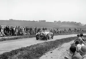 Brighton Prints: 1929 Mercedes Benz driven by Earl Howe on 1930 Brighton rally acceleration trial