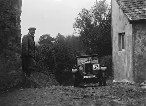 Squire Prints: 1929 Riley saloon of AP Squire competing in the JCC Lynton Trial