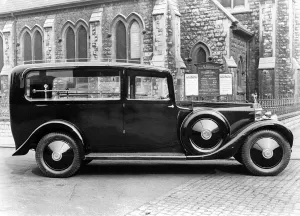 1929 Prints: 1929 Rolls Royce Phantom 1 hearse. Creator: Unknown