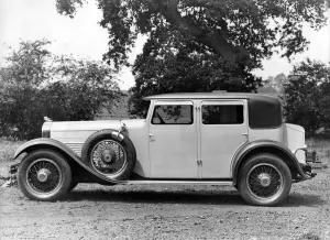 1929 Stutz Straight 8 saloon with coachwork by Weymann. Creator: Unknown