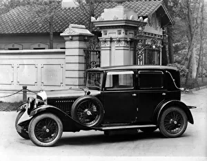 Bentley Prints: 1930 Bentley 4. 5 litre Weymann body. Creator: Unknown
