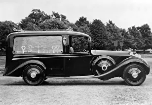 1930 Gallery: 1930 Rolls Royce Phantom 1 hearse by Compton. Creator: Unknown