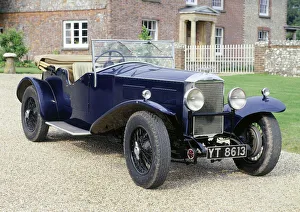 Gravel Driveway Prints: 1931 Invicta open roadster. Creator: Unknown