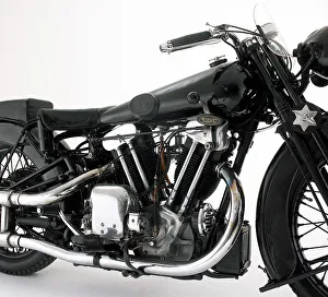 Motorcycle Prints: 1932 Brough Superior 10hp SS100, Lawrence of Arabia's Bike