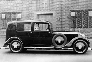 Bury Prints: 1932 Rolls Royce Phantom II hearse by J. C. Clark. Creator: Unknown