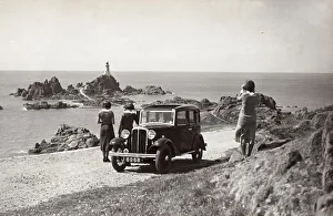 Seaside Gallery: 1932 Standard Little Nine at La Corbiere, Jersey. Creator: Unknown