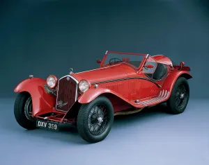 Alfa Romeo Prints: A 1933 Alfa Romeo 8C 2300 Corto