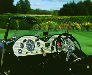 Aluminium Prints: 1933 MG J3 supercharged dashboard