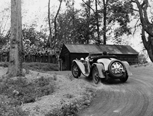 Onlookers Collection: 1934 Bugatti Type 55 competing in the Prescott Hill Climb, Gloucestershire