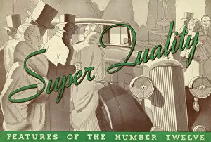 Art And Advertising Collection: 1934 Humber Twelve sales brochure. Creator: Unknown