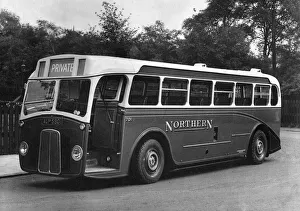 Commercial Vehicles Prints: 1934 NGT SE4 coach. Creator: Unknown