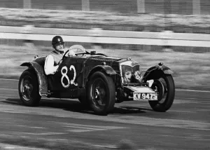 Goodwood Prints: 1934 Riley Imp driven by Mike Hawthorn at Goodwood. Creator: Unknown