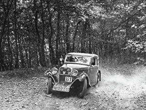 1934 Singer Nine Sports Coupe, Fingle hill