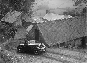 1934 Standard Avon tourer taking part in a Standard Car Owners Club trial. Artist: Bill Brunell