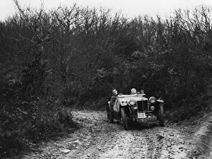Musketeer Prints: 1935 MG N type Magnette, Bastock. Creator: Unknown