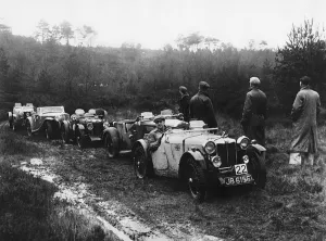 Trials Prints: 1935 MG PA type on trial. Creator: Unknown