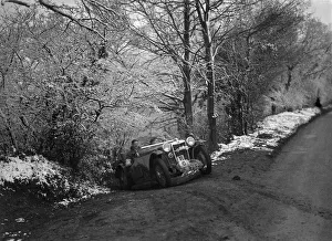1935 MG PB of the Cream Cracker Team taking part in a motoring trial, late 1930s