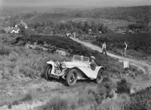 Lawrence Cup Trial Prints: 1935 Riley Imp 2-seater sports taking part in the NWLMC Lawrence Cup Trial, 1937