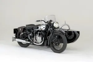 1936 Brough Superior 11-50 Special Combination. Creator: Unknown 1936 Brough Superior 11-50 Special Combination. Creator: Unknown