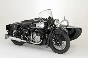 1936 Brough Superior 11-50 Special Combination. Creator: Unknown