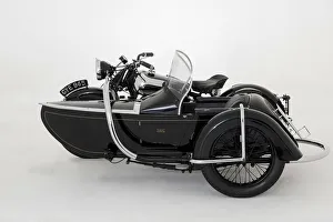1936 Brough Superior 11-50 Special Combination. Creator: Unknown
